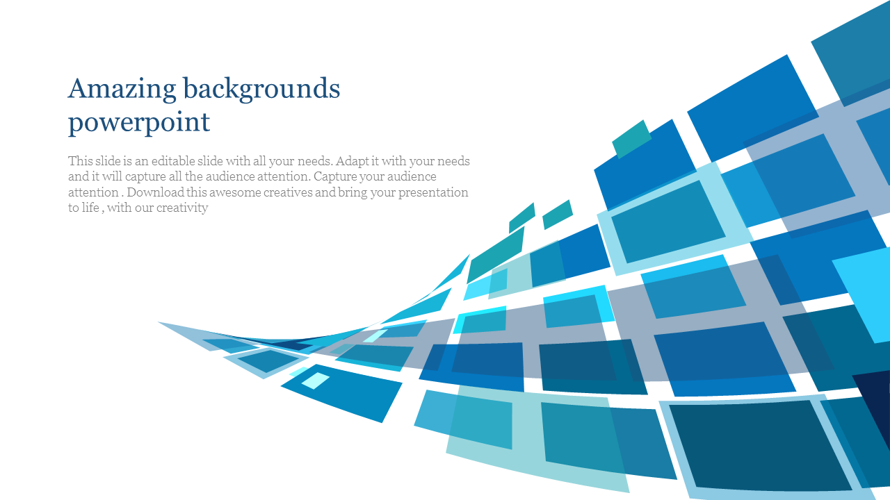 Amazing Backgrounds PowerPoint Template Presentation